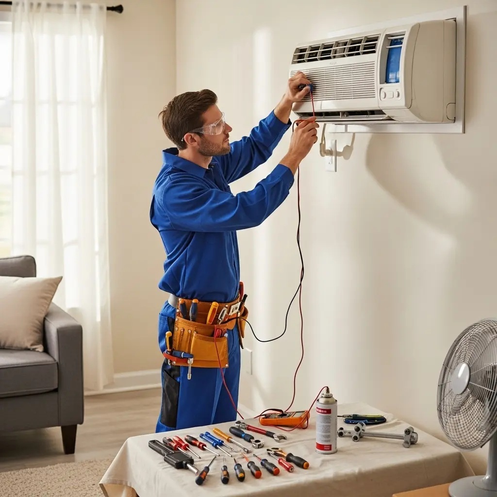 Yenimahalle Baxi Baxi klima gaz dolumu ve bakım – Enerji verimliliği artırıldı. - Teknik servis örneği